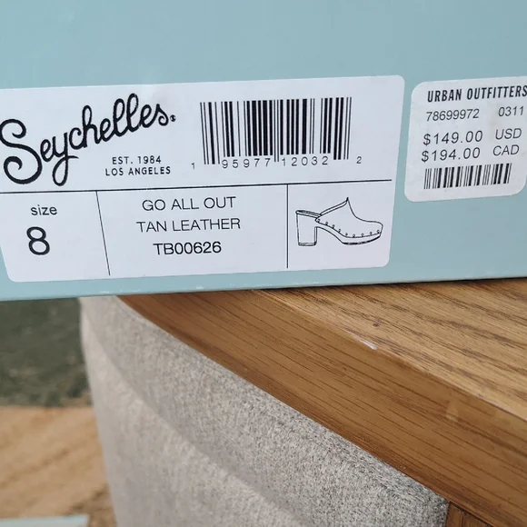 Seychelles Women's Tan Leather Mules - Picture 2 of 11